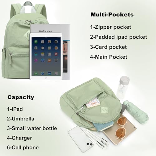 Image of CAMTOP Small Backpack for Women Mini Backpack Purse Girls Lightweight Cute Fashion Backpack Bookbag Daypack for Travel Shopping Them Park