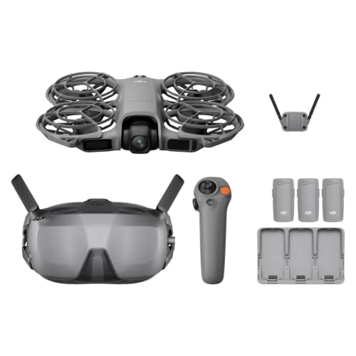 Image of DJI Neo 2 Motion Fly More Combo With RC Motion 3 & Goggles N3 | Stable Transmission With Digital Transceiver, 4K Drone for Beginners, FPV Flying, 3 Batteries, Ideal Gift