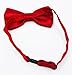 Amajiji Formal Dog Bow Ties for Medium & Large Dogs (D114 100% Polyester) (Dark Red)