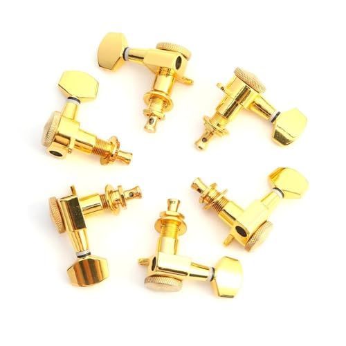 Clavijas de afinación de cuerdas para guitarra electroacústica 6R con afinadores de bloqueo Afinador de...