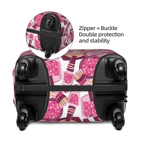 Cute Girl Print Luggage Cover For Suitcase,Washable Elastic Travel Suitcase Protector With Zipper Closure And Bottom Buckle – Fits 18-32" Luggage-X-Large2