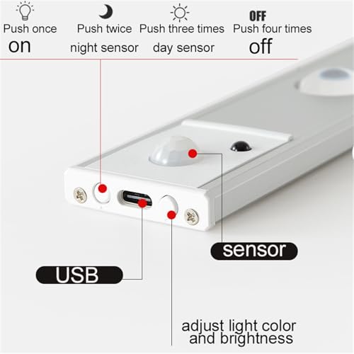 Lámpara de pared LED con mando a distancia para iluminación interior de diseño 6