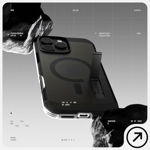 Image of Spigen Tough Armor MagFit for iPhone 16 Pro Max Case, Frost Black