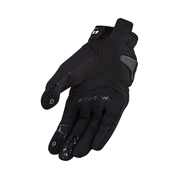 LS2 Helmets Dart 2 Man's Glove (Black - Large)