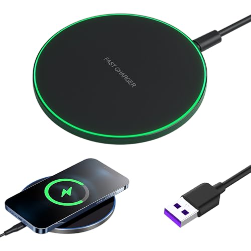 Caricabatterie senza fili ad induzione 35 W veloce compatibile con