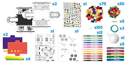 Coffret multi-activités Maped Creativ de 2 roulottes à fabriquer et décorer dès 5 ans