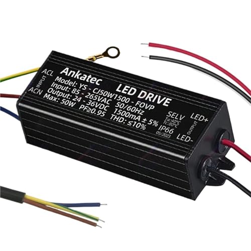 Transformateur LED 50W étanche IP66 pour alimentation de projecteur