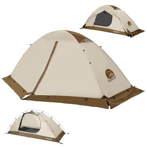 2-Person Backpacking Tent for 4-Season - Winter Waterproof Tent for One Person, Lightweight Camping...
