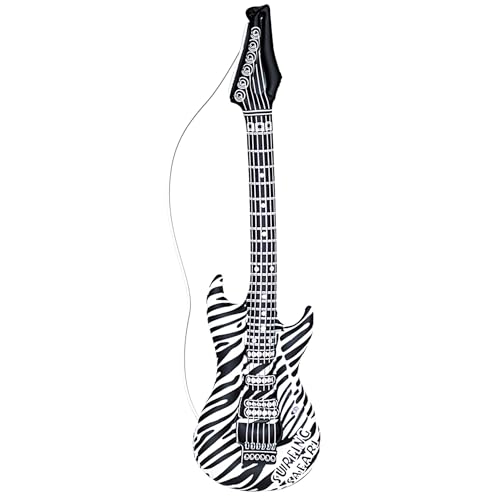 W WIDMANN MILANO Party Fashion - Aufblasbare Gitarre, Länge circa 105 cm, Instrument, Luftgitarre, Mottoparty, Karneval W WIDMANN MILANO Party Fashion - Aufblasbare Gitarre, Länge circa 105 cm, Instrument, Luftgitarre, Mottoparty, Karneval