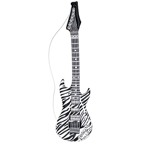 Widmann - Guitarra hinchable, longitud aprox. 105 cm, instrumento, guitarra de aire, fiesta temática, carnaval