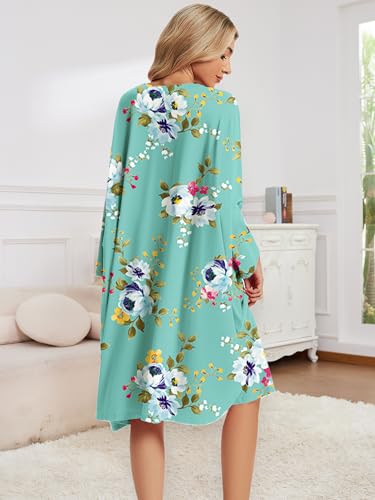 Image of CRIPOM Plus Size Moo Moos for Women Oversized Sleep Shirts for Women Oversized Nightgown with Pocket Fit S-5XL
