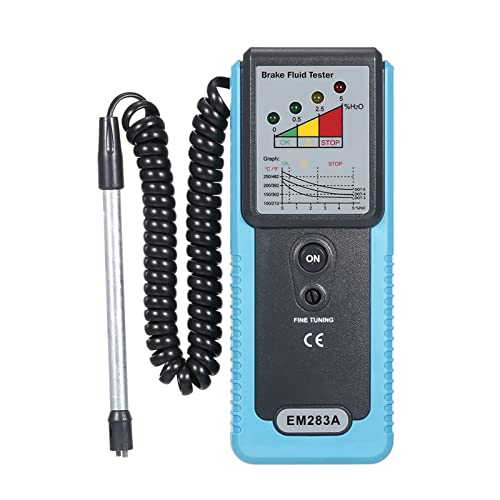 Detección de agua de la humedad del aceite del aceite del líquido del freno del coche con la sonda de alta precisión for el automóvil Dot3 dot4 dot5 Herramienta de diagnóstico de fluidos de frenos Por