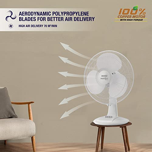 Usha Maxx Air Ultra 400mm Table Fan - Image 2 of 5