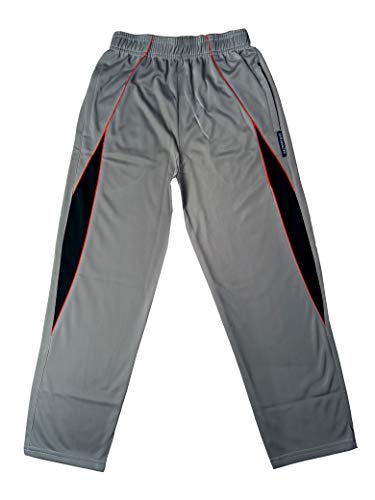 Image of IndiWeaves Girls and Boys-Unisex Fleece and Polyester Track Pants for Winters (Drak Grey,Marron,Blue,Grey,Nevy Blue,10-11 Years) Pack of 5