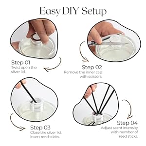 Premiumreeddiffusersetwithpreservedflowerscottonsticksandalwood67ozscentfragranceoildiffuserforbedroombathroomhomedecor Urban Country Home Decor Premium reed diffuser set with preserved flowers cotton stick sandalwood 67oz scent fragrance oil diffuser for bedroom bathroom home decor urban country home decor