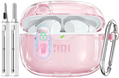 Wowwat for JBL Vibe Beam 2/JBL Vibe Beam Case (Clear Pink)