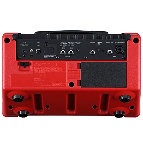 BOSS CUBE Street II tragbarer Verstärker für Straßenkünstler | CUBE-ST2 | Nächste Generation des Bestsellers der Roland Cube Serie, jetzt unter dem Markennamen BOSS | Rot