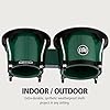Meinl Percussion Bongos Journey Series - 2 hand drums with 6.5 and 7.5 inches - including tuning key - ABS plastic, Green (HB50FG) #1