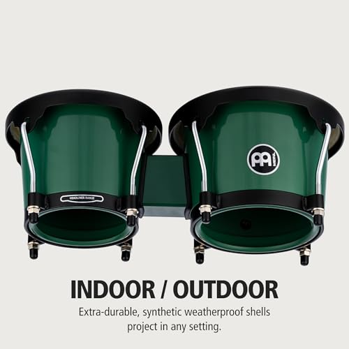 Image of Meinl Percussion Bongo Drum Set with Durable Synthetic All-Weather Shells, Journey Series aa‚¬a€ NOT Made in China aa‚¬a€ Natural Buffalo Skin Heads, 2-Year Warranty (HB50FG)