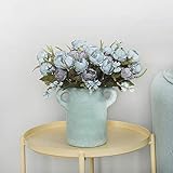 Flor artificial realista, pura y elegante, tacto real, hecha con seda.