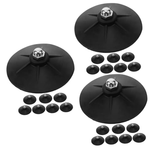 POPETPOP 8pcs Boxing Speed Bag Suction Cups Bounce Back Base Sturdy Rubber Hooks for Freestanding