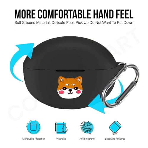 Image of Silicone Case Cover Compatible for OnePlus Nord Buds 3 | 3 Pro (Sticker Shiba)