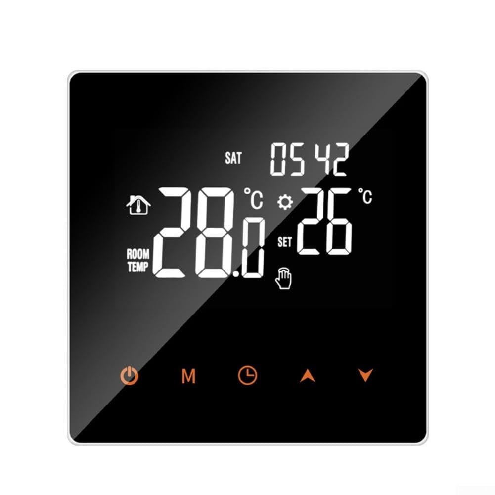 Thermostat de chauffage au sol WiFi avec écran LCD et sécurité enfant