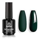 Beetles Gel Nail Polish Emma Emerald Green Color Soak Off LED Nail Lamp Gel Polish Need U V Led...