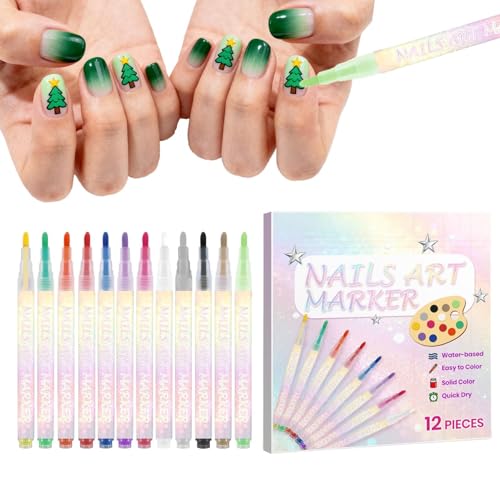 Marqueurs à ongles pour une soirée manucure festive en famille