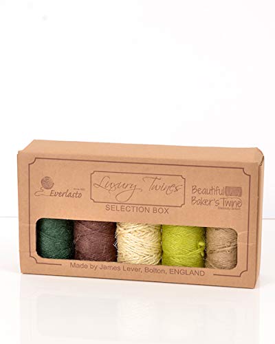 EVERLASTO LUXURY TWINE SELECTION BOXES CRAFT STRING VARIOUS COLOURWAYS (RUSTIC)
