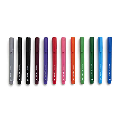 TRU RED Pen Permanent Markers Fine Tip Assorted 12/Pack
