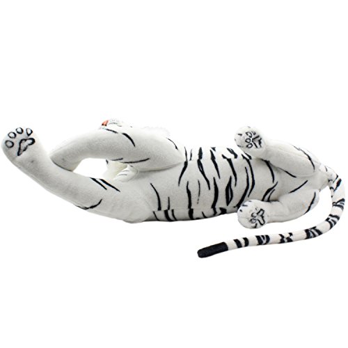 Tagln Large Stuffed Animals Tiger Toys Plush Big (White Lying, 27 Inch) #TOP5