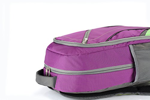 Bipra 15.6 Inch Laptop Bag Backpack Purple Suitable For 15.6 Inch Laptops, Netbook Computers, With Pockets #TOP6