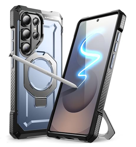 Image of SUPCASE for Samsung Galaxy S25 Ultra Case with Stand (Unicorn Beetle Grip), [S Pen Friendly] [Compatible with MagSafe] [Military-Grade Protection] Magnetic Phone Case for S25 Ultra 6.9 Inch, Tilt