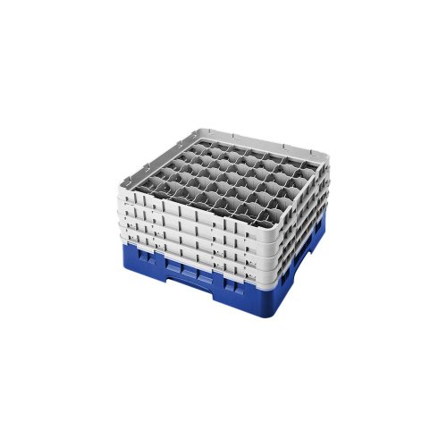 Camrack Glass Rack, W/4 Extenders, Full Size, 49 Compartments, 2-7/16'' Max. Dia., 8-1/2'' Max. (2 Pieces/Unit)