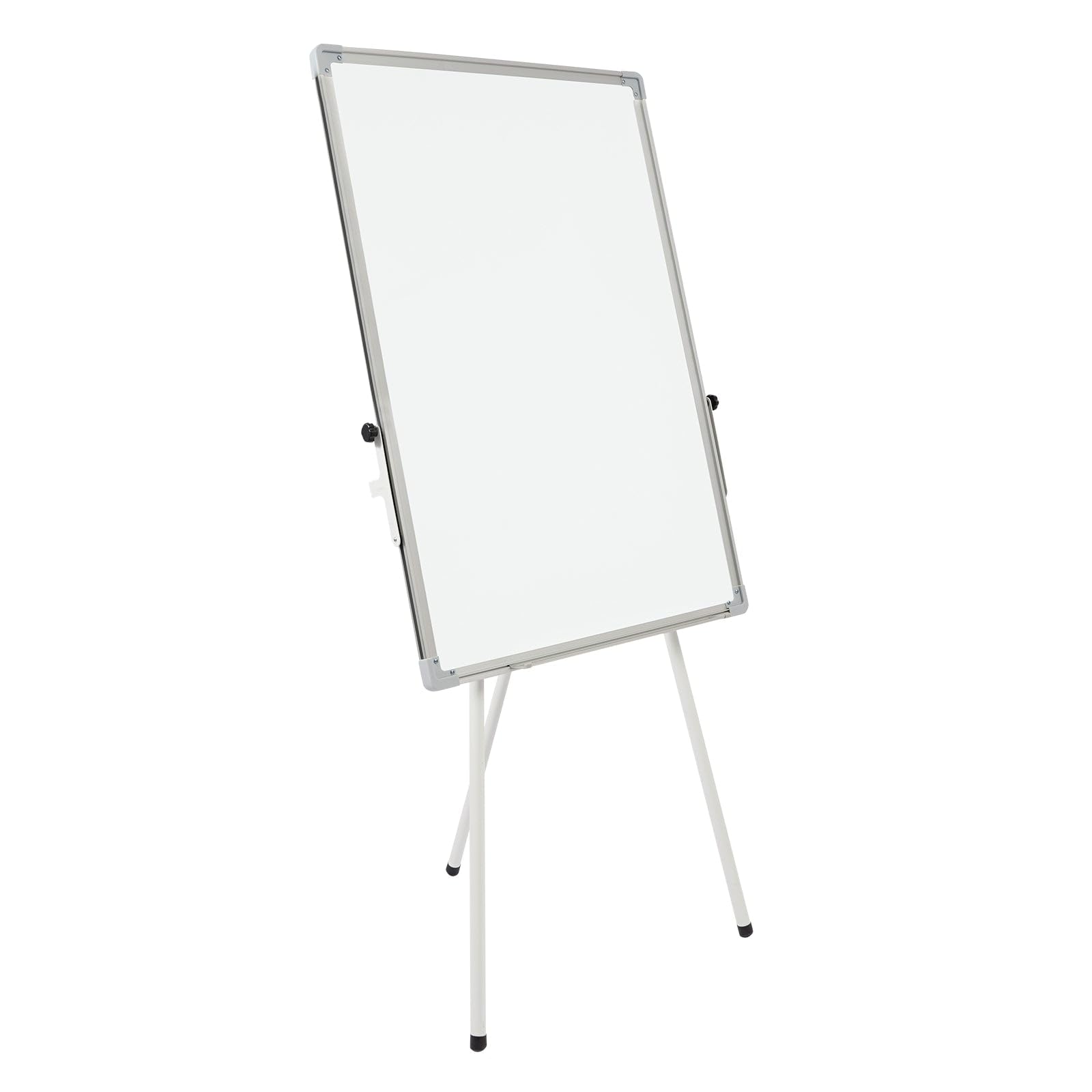 Flipchart Ständer Whiteboardständer 90×60 cm Tragbares Dreibeiniger Abwischbarer Magnetischer White Board - Weiß