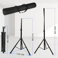 Turnart Dartständer für Dartscheibe Ständer,Dart Ständer Dart Zubehör für Dartscheibe Elektronisch,106-200 cm Heavy Dartständer 3.7KG Dartboard Ständer – Ansicht 5