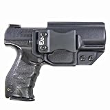 FDO Industries IWB Kydex Holster Compatible with Walther PPQ Concealed Carry - Optics in USA (Black...