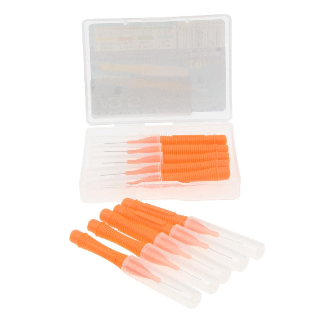 CALANDIS™ 1 Fonts Interdental Brush Toothbrush Gap Brush Cleaning Teeth Tool Orange | Dental Floss & Flossers | Oral Care-picture-17