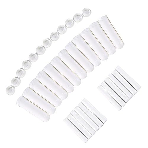Image of HEALLILY 12Sets Tubes for Essential Oils Refillable Sticks Portable and Odorless Aromatherapy Tubes for Travel and Daily Use