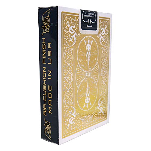 Baraja de Cartas Póker Bicycle Rider Back MetalLuxe Edición Oro miniatura 2
