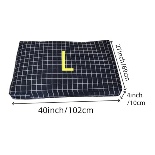 Funda para cama de perro de algodón extraíble ideal para proteger el suelo del salón 2