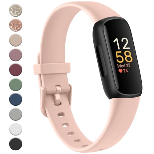 Meliya Fitbit Inspire 3poh fB[X Y \tgVR߉\Xgoh pX|[cXgbv Fitbit Inspire 3tBbglXgbJ[Ή (CgsN)