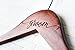 Personalized, Engraved Wedding Dress Hanger by Left Coast Original