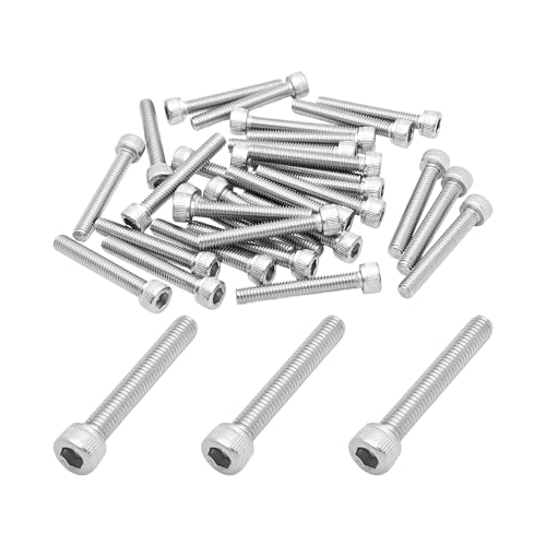Vis à tête cylindrique M6x40 mm en acier inoxydable pour fixation robuste