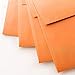 Note Card Cafe A6 6.5 x 4.75 in Blank Orange Envelopes | 100 Pack | Sealable, Square Flap | Perfect for Invitations, Greeting Cards, Baby Showers, Weddings, Mailing, Crafts | Printable, Multipurpose