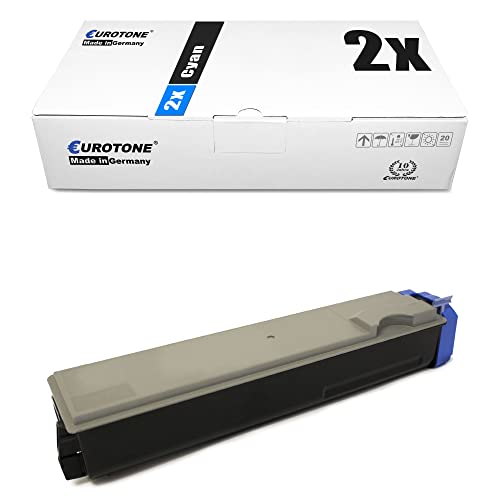 Toner TK 540 C Olivetti P 221 impression de rapports professionnels pack de 2 cartouches bleues