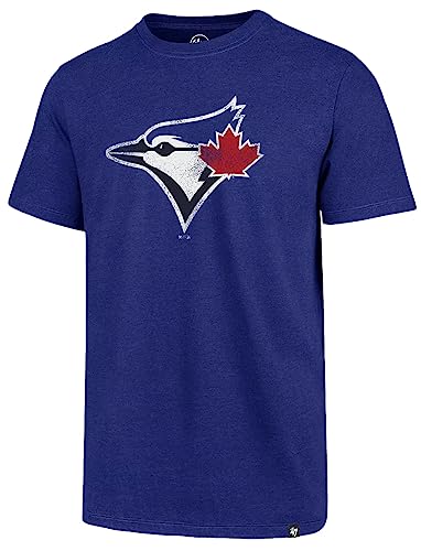 47 MLB Men's Team Color Distressed Imprint Primary Logo Wordmark ...
