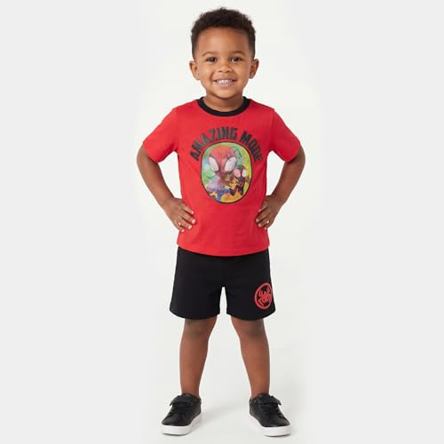 Image of Marvel Boys' T-shirt and Shorts Set