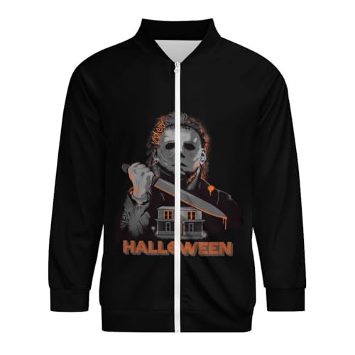 ZHANGXM Long Sleeve Men Hoodies Halloween Michael Myers Unisex Winter And Fall Coat Shirts4